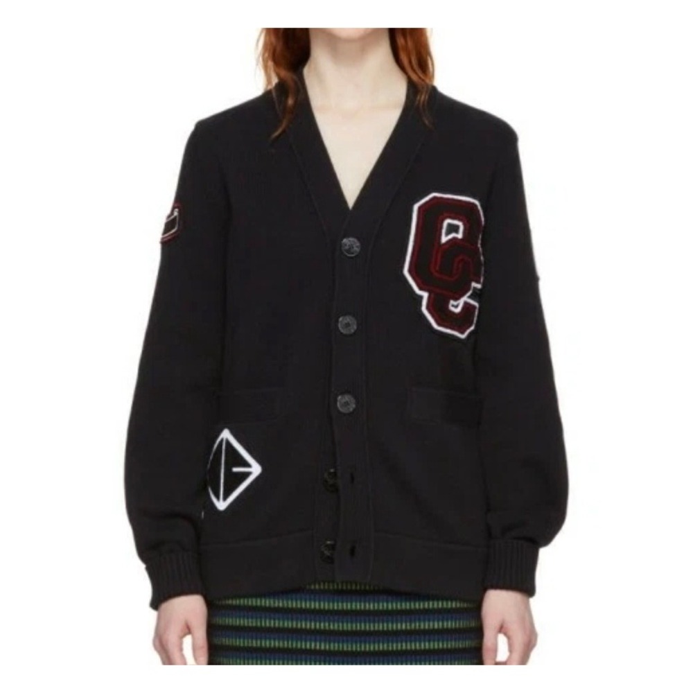 Opening Ceremony - Women Oversized Cardigan Sweater - Black - XS